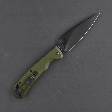 Нож складной Daggerr Sting Olive DLC (G10, D2) фото 2