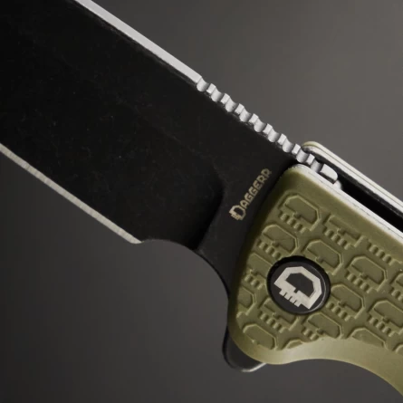 Нож складной Daggerr Shogun Olive BW Discover Line (FRN, 8Cr14Mov) фото 6