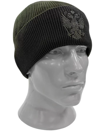 Шапка "Герб Российской Федерации" (олива) фото 1