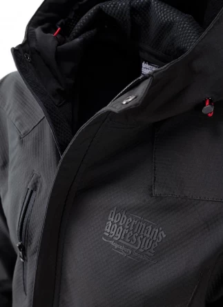 Куртка Dobermans Aggressive KU08 Offensive Premium Softshell (черная) фото 5