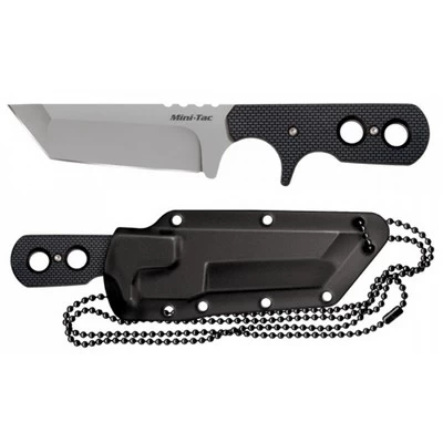 Нож с фиксированным клинком Cold Steel Mini Tac Tanto, CS_49HTF (сталь AUS 8A) фото 2