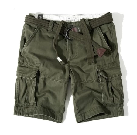 Шорты Abercrombie & Fitch (олива) фото 1