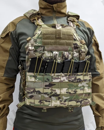 Чехол для ношения бронепанелей Воин с быстросбросом (Multicam) фото 1