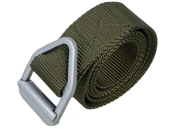 Ремень поясной универсальный с пряжкой (олива) фото 1