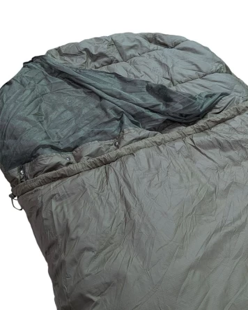 Спальный мешок-одеяло с сеткой от москитов Carinthia U200J (олива) фото 7