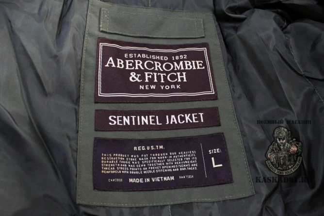 Куртка Abercrombie & Fitch Sentinel Jacket (олива) фото 8