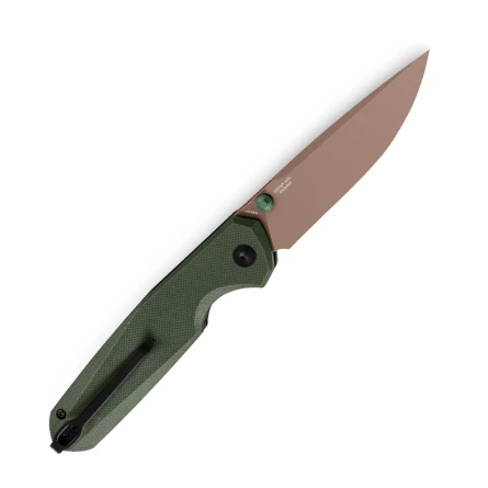 Нож складной Bestech Knives Velix, BMK07G (зеленый, сталь 14C28N) фото 2