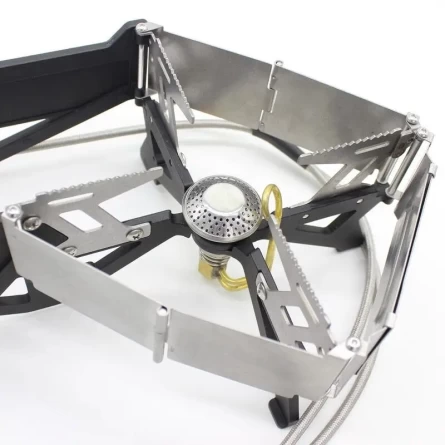 Портативная горелка газовая двойная фото 2