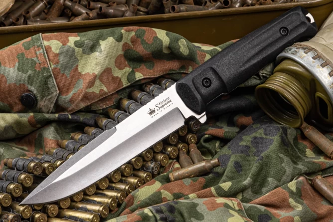 Нож тактический Delta D2 SW (Black Kraton, D2) фото 3