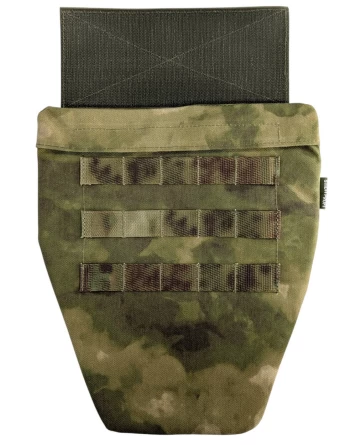 Напашник противоосколочный универсальный + баллистическая защита (Дым) фото 1