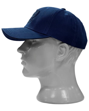 Бейсболка "Герб Российской Федерации" (синий) фото 2